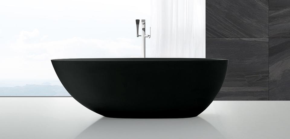 Wellis Soul Black Matt Térkád 167x85x53 cm