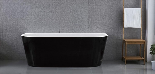WELLIS CALABRIA BLACK MATT TÉRKÁD 170X80X58 CM