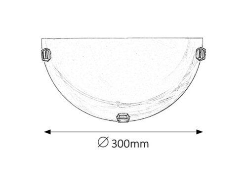 Alabastro klasszikus fali lámpa