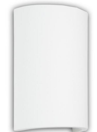 LED fali gipsz lámpa, íves, indirekt világítás - 2x3W CREE melegfehér LED