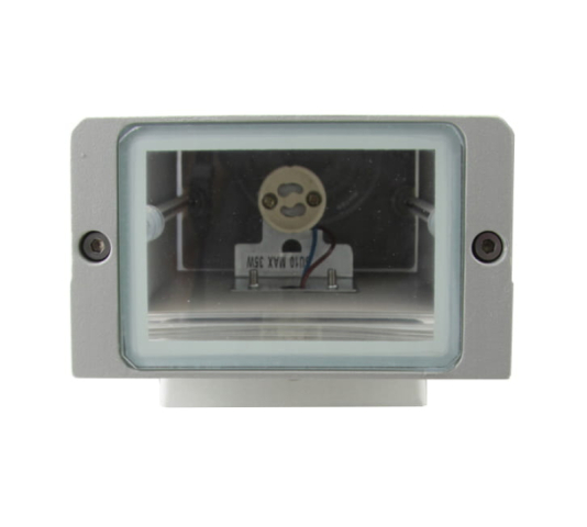 Berge Inez Kerti oldalfalra helyezhető matt ezüst színű lámpa GU10-es foglalattal