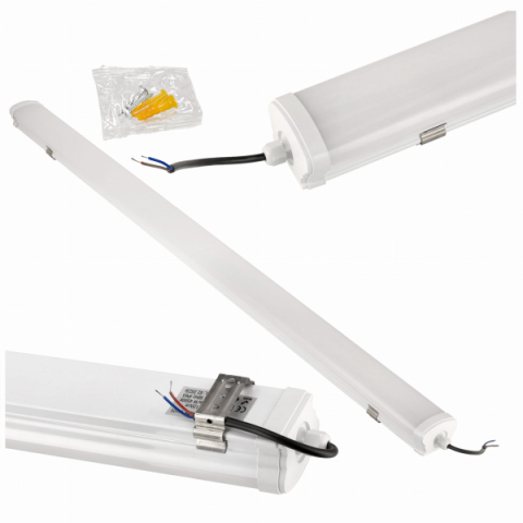Berge LEO 50 W-os falon kívüli 120 cm-es por- és páramentes lámpa IP65 5000K 5000lm