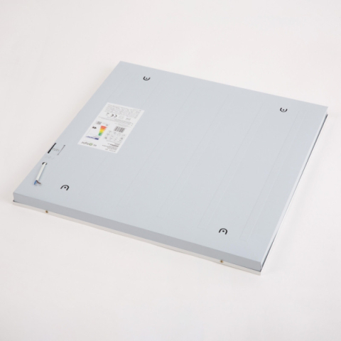 EcoLight 60 W-os szögletes 60x60 cm natúr fehér  fehér színű 2 az 1-ben falon kívüli és süllyeszthető led panel