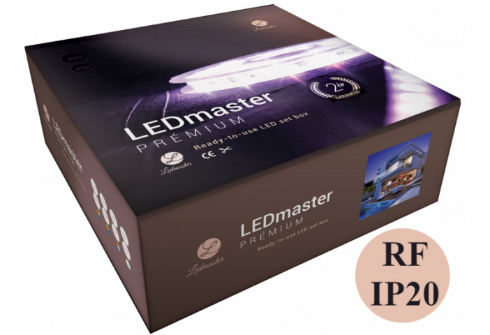 Perfectled Prémium színhőmérséklet szabályozható LED szalag szett  rádiófrekcenciás tárvirányítóval IP20 - 5 méter