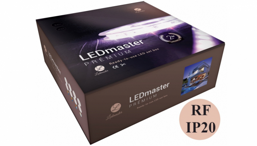 Perfectled Prémium színhőmérséklet szabályozható LED szalag szett  rádiófrekcenciás tárvirányítóval IP20 - 5 méter