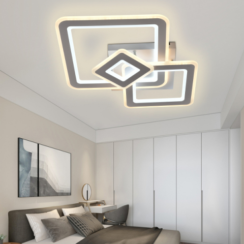 Lucero Ryder 130 W-os 50 cm átmérőjű fehér LED távirányítós és mobil applikációval vezérelhető mennyezeti lámpa