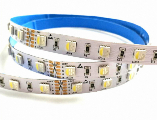 MasterLED 60 LED/méteres 12 V-os beltéri  4 chip in 1  RGB+ hideg fehér 5050 LED szalag 5 m / tekercs