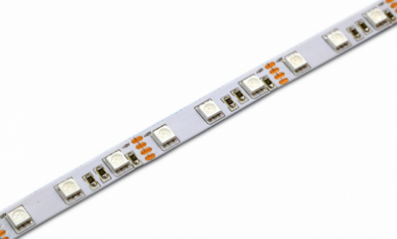 MasterLED 60 LED/méteres 12 V-os beltéri RGB 5050 LED szalag 5 m / tekercs