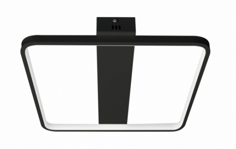 MasterLED Galaxis Centauri 40 W-os 42x40 cm fekete LED távirányítós mennyezeti lámpa