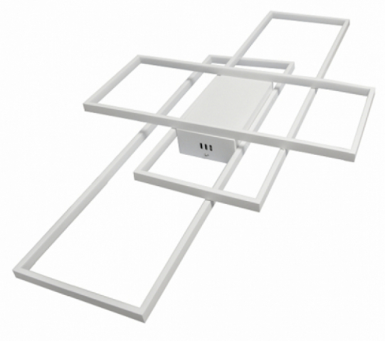 MasterLED Galaxis Pegaz 130 W-os 105x50 cm fehér LED távirányítós mennyezeti lámpa