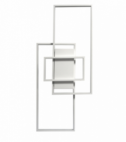 MasterLED Galaxis Vela 90 W-os  83x36 cm fehér LED távirányítós mennyezeti lámpa