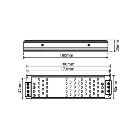 MasterLED LUXO mágneses sínlámpa rendszerhez 48V 200W LED tápegység