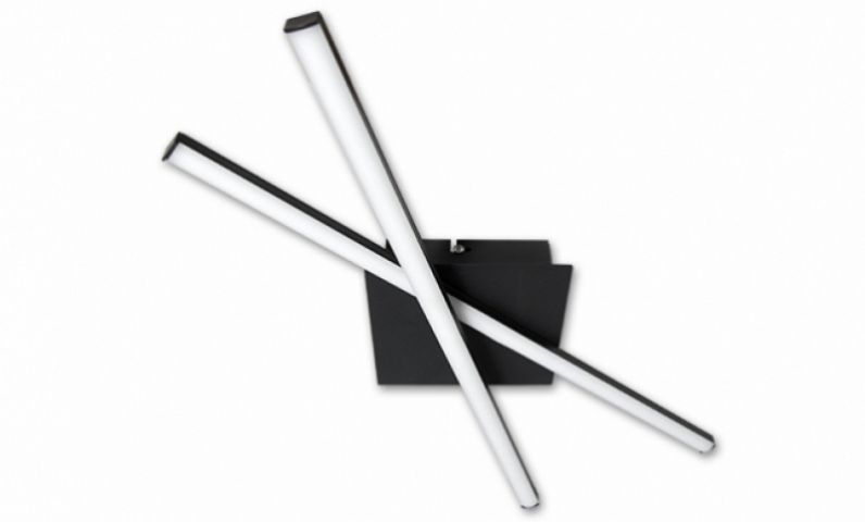 MasterLED Modena Soria  18 W-os ø50 cm natúr fehér fekete LED mennyezeti lámpa