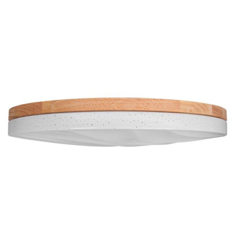 MasterLED XUDO 54W  3000-6500K  400x80 mm  valódi fa/fehér színű mennyezeti lámpa távirányítóval
