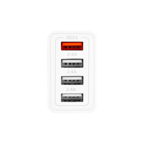 MasterLED gyorstöltő 20 W-os 4 x USB-A fehér adapter
