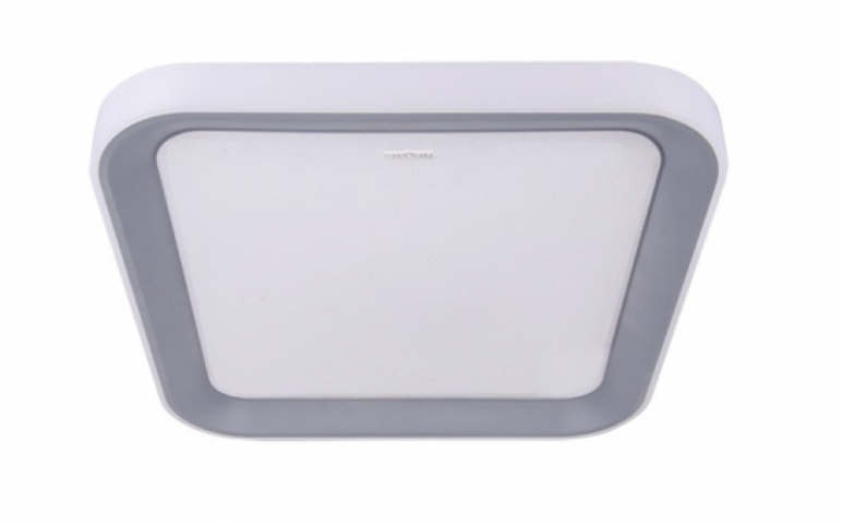 Strühm Ariel 48 W-os 505x505 mm négyzet alakú távirányítós mennyezeti lámpa IP44-es védettségű