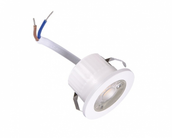 Strühm Fin Led IP44  3 W-os süllyesztett natúr fehér  fehér színű kör alakú LED-es mennyezetlámpa