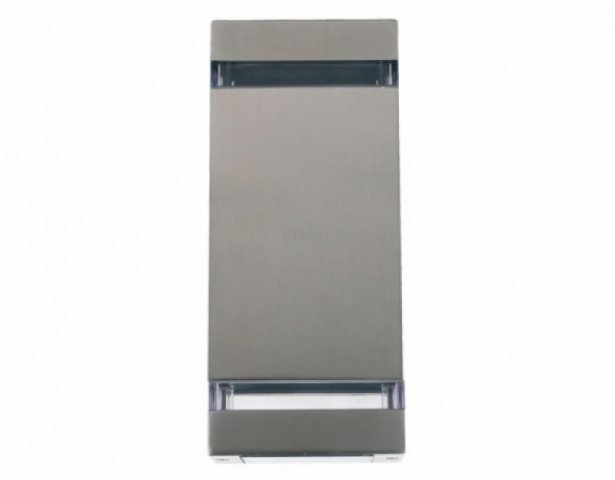 Strühm Gardenya 255x110 mm matt króm szögletes oldalfali lámpa  GU10-es foglalattal