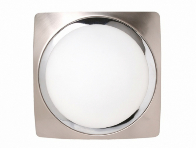 Strühm Konak 325x325 mm szögletes króm/matt króm mennyezeti lámpa  E27-es foglalattal