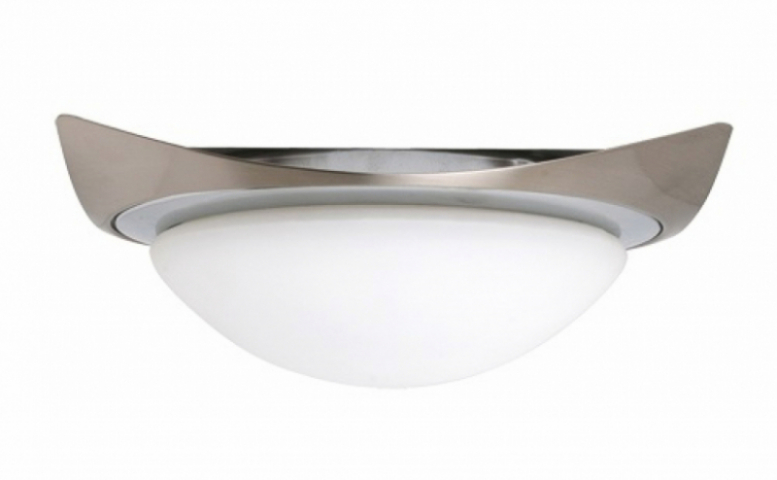 Strühm Konak 325x325 mm szögletes króm/matt króm mennyezeti lámpa  E27-es foglalattal