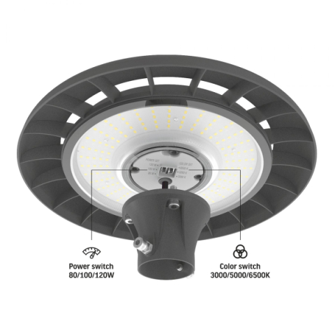 VIDEX LED parkvilágítás 80-120W 3000-6500K