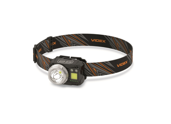 Videx LED Fejlámpa újratölthető akkumulátorral H075C