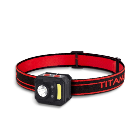 Videx TITANUM LED Fejlámpa újratölthető akkumulátorral  250 lm  6500K  TLF-H05