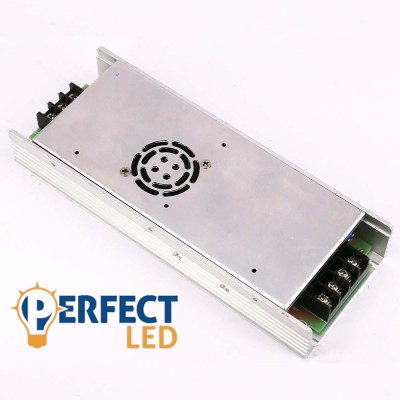 LED tápegység 350W fém házas 12V - 3259