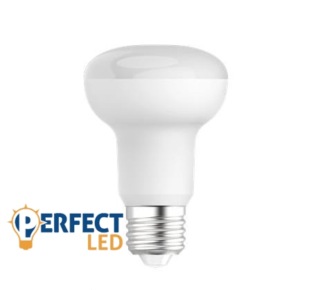 8W E27 R63 LED lámpa hideg fehér 5 év garancia