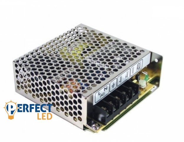 Mean Well 50 W-os beltéri tápegység  4 Amper  12 VDC