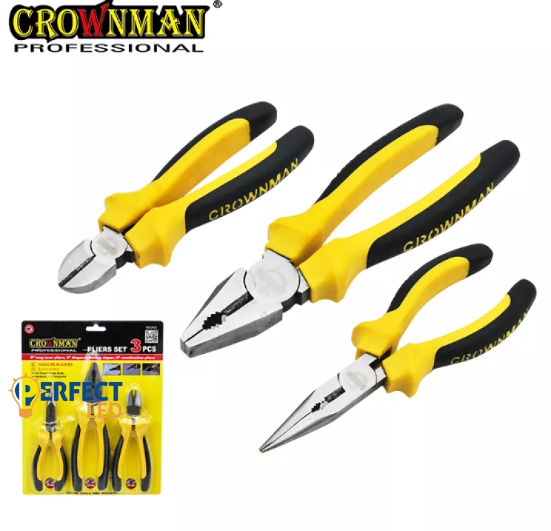 Crownman 3 db 125 mm-es mini fogó készlet