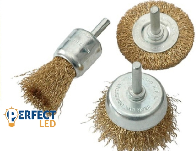 Crownman 3 db-os drót kefe készket