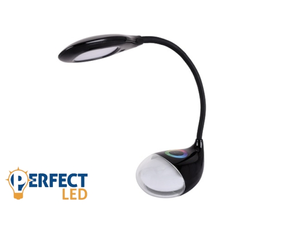 Strühm Boa LED RGB asztali lámpa fekete