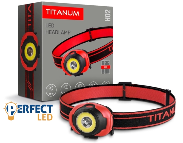 Videx TITANUM LED Fejlámpa  6500K  TLF-H02