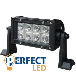 18W CREE LED fényhíd (talpas) 8 LED szúró fény