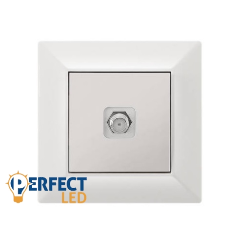 Fehér SAT Fali Aljzat (13dB)