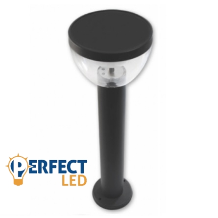 MasterLED Merida 9 W-os natúr fehér, 50 cm magas fekete állólámpa