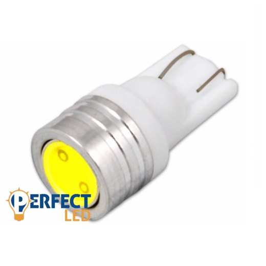 1W LED 12V T10 foglalatú 1 ledet tartalmazó autó izzó
