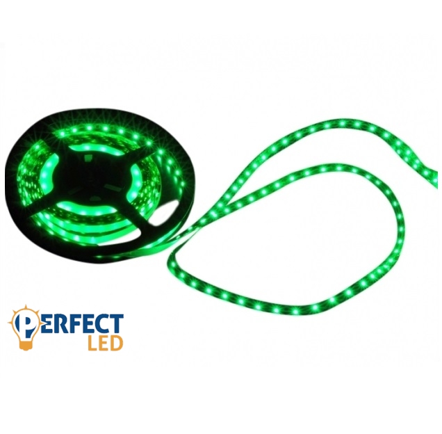 Prémium 90 LED/méteres 12 V-os beltéri zöld LED szalag