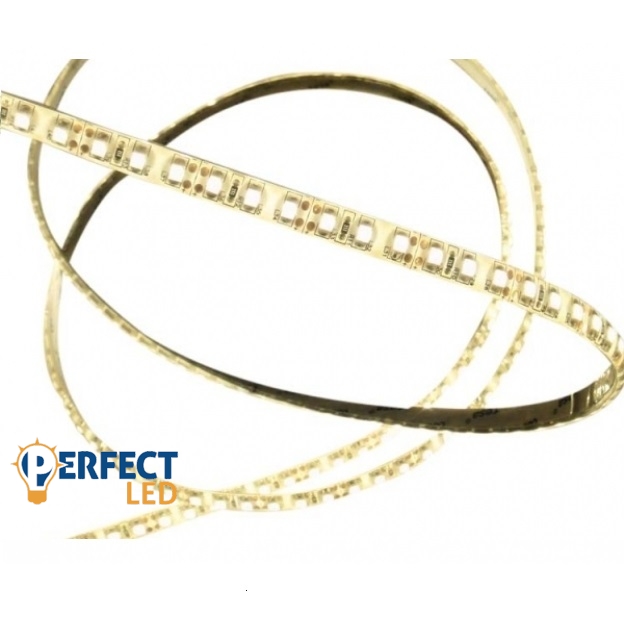 Prémium 120 LED/méteres 12 V-os vízálló meleg fehér LED szalag