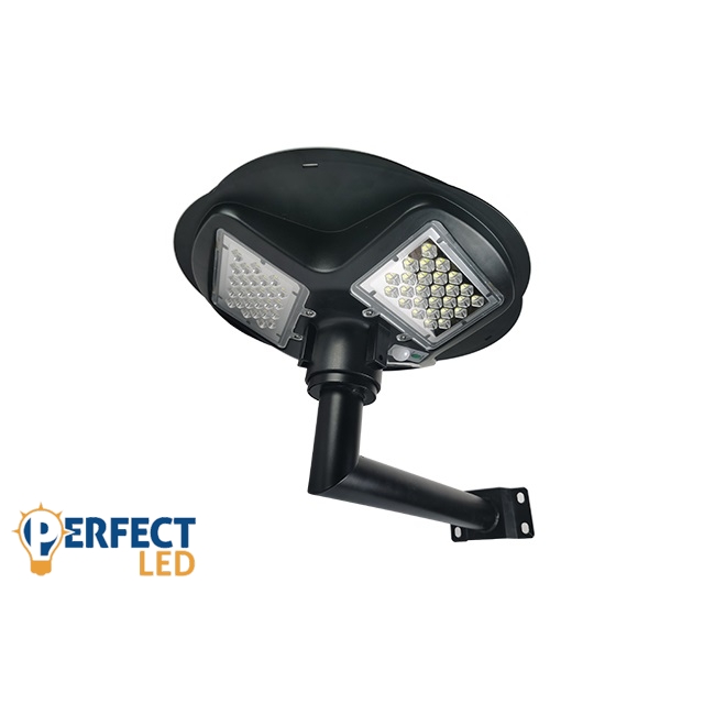 MasterLED Napelemes 150 W-os fali lámpa beépített mozgásérzékelővel
