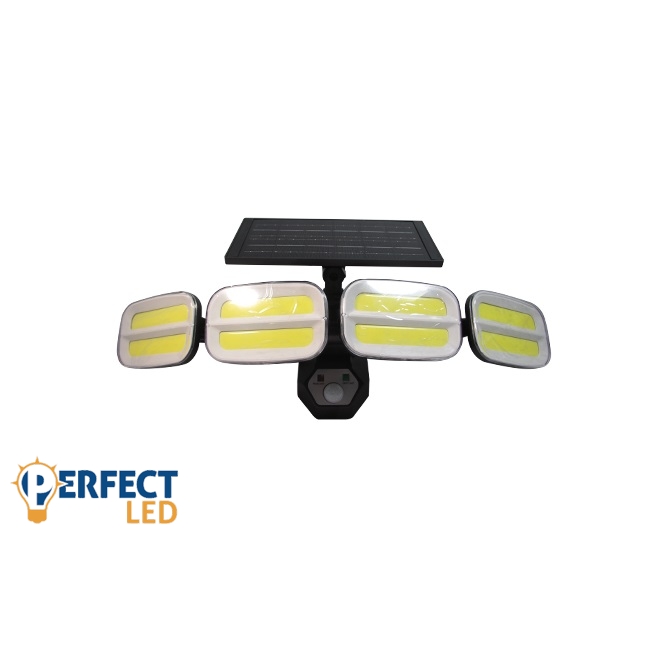 MasterLED Solar LED napelemes reflektor 20W-os mozgásérzékelővel
