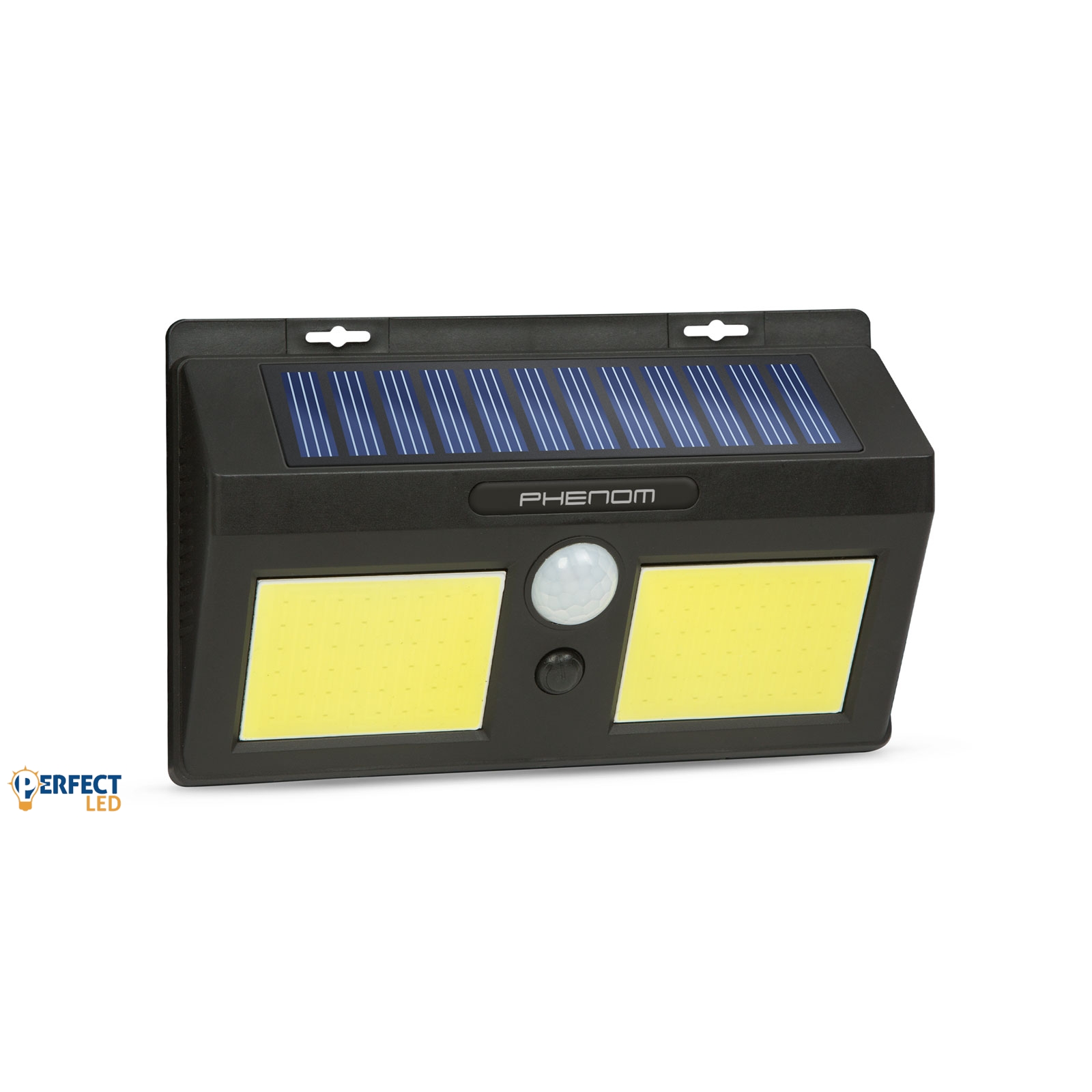 Mozgásérzékelős szolár reflektor - fali - COB LED