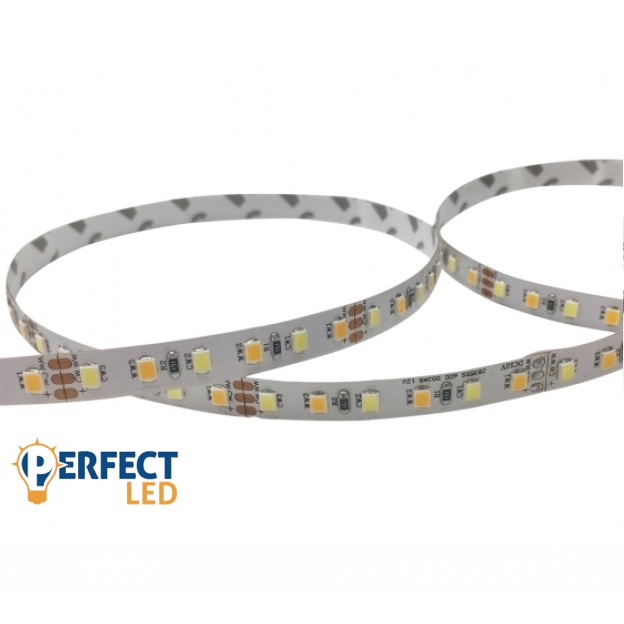 LEDmaster Prémium 120 LED/méteres 12V-os szabályozható színhőmérsékletű LED szalag