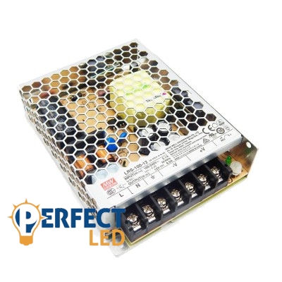 12V 100W Mean Well Fémházas Tápegység - RS-100-12