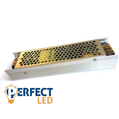 LED tápegység 120W fém házas Slim 12V - 3243