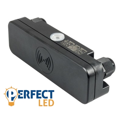 200W Kültéri vízálló fekete színű mikorhullámú érzékelő - 5572
