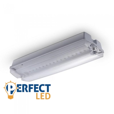 3W Felületre rögzíthető hideg fehér vészkijárat jelző lámpa - 83111