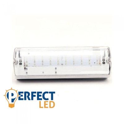 4W Felületre rögzíthető hideg fehér vészkijárat jelző lámpa -