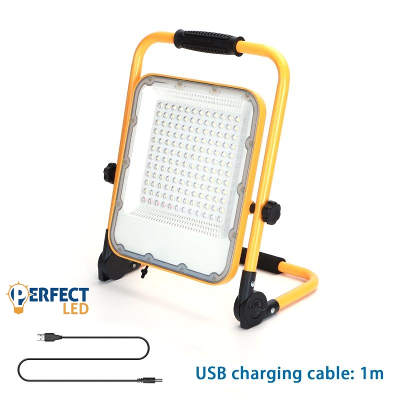 100W Újratölthető LED-es Munkalámpa Reflektor - 213251